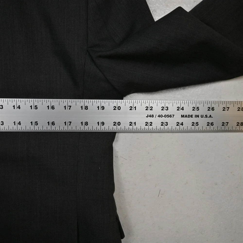 Perry‎ Ellis 38S Gray Mens Blazer Suit Jacket Sport Coat